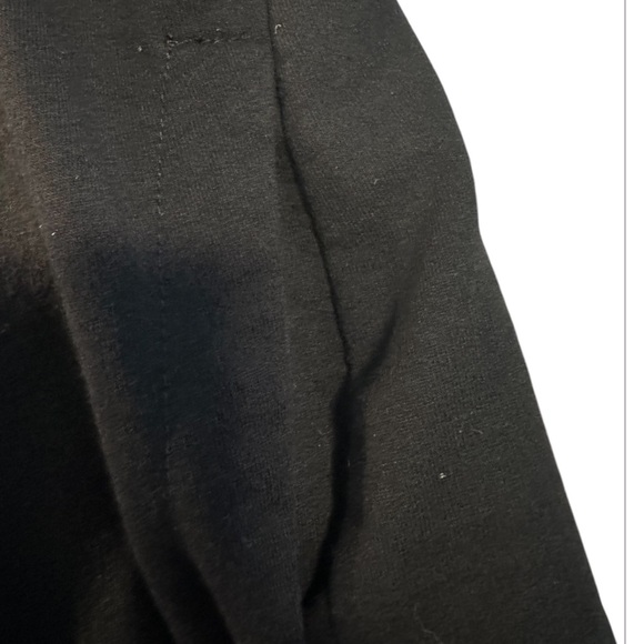 Zenana Outfitters Black Long Sleeve Dress W/Pockets!!! sweatshirt Style - Picture 3 of 4